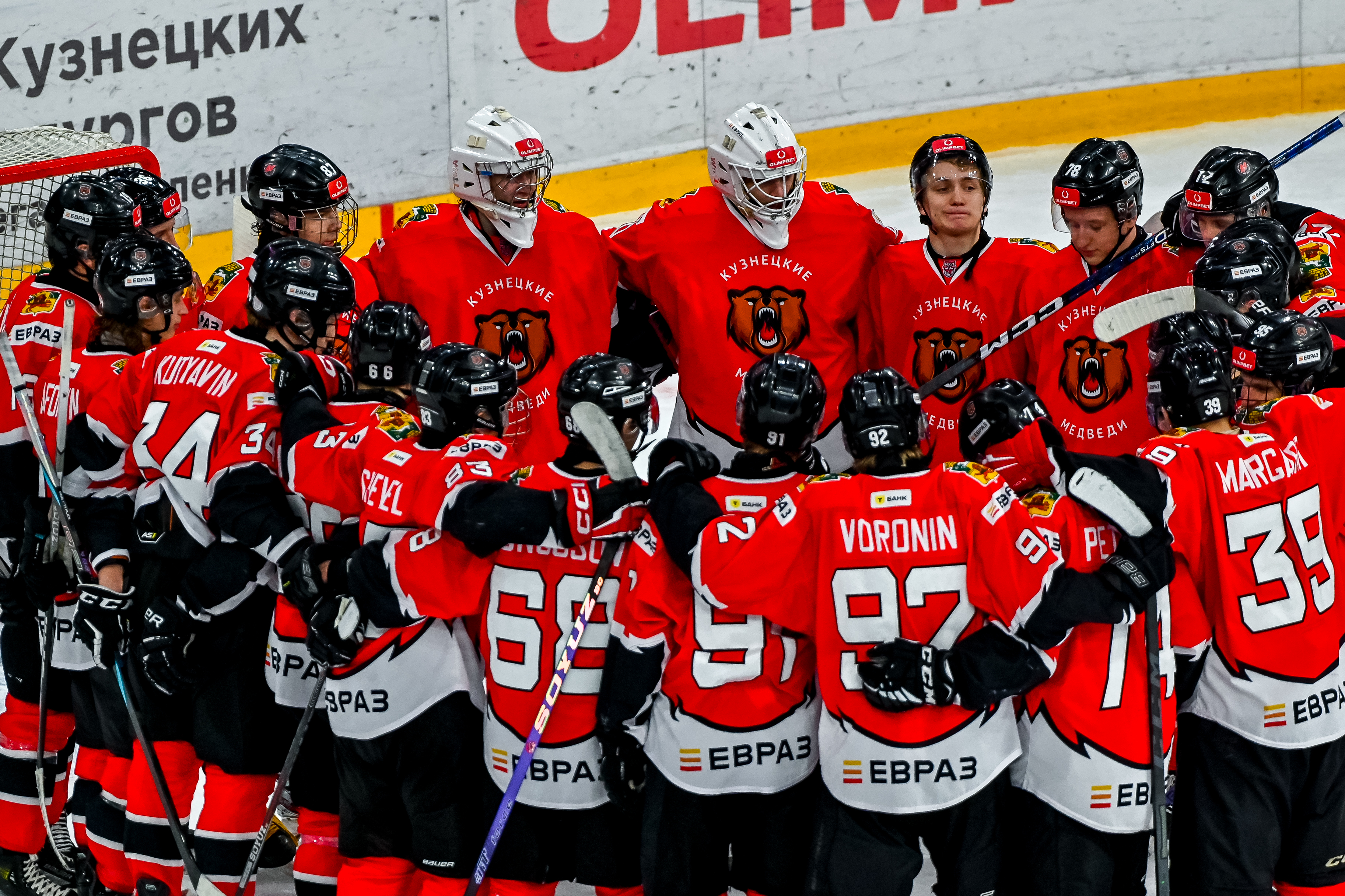 «Кузнецкие Медведи» - «Реактор» - 4:3. Победная раздевалка    