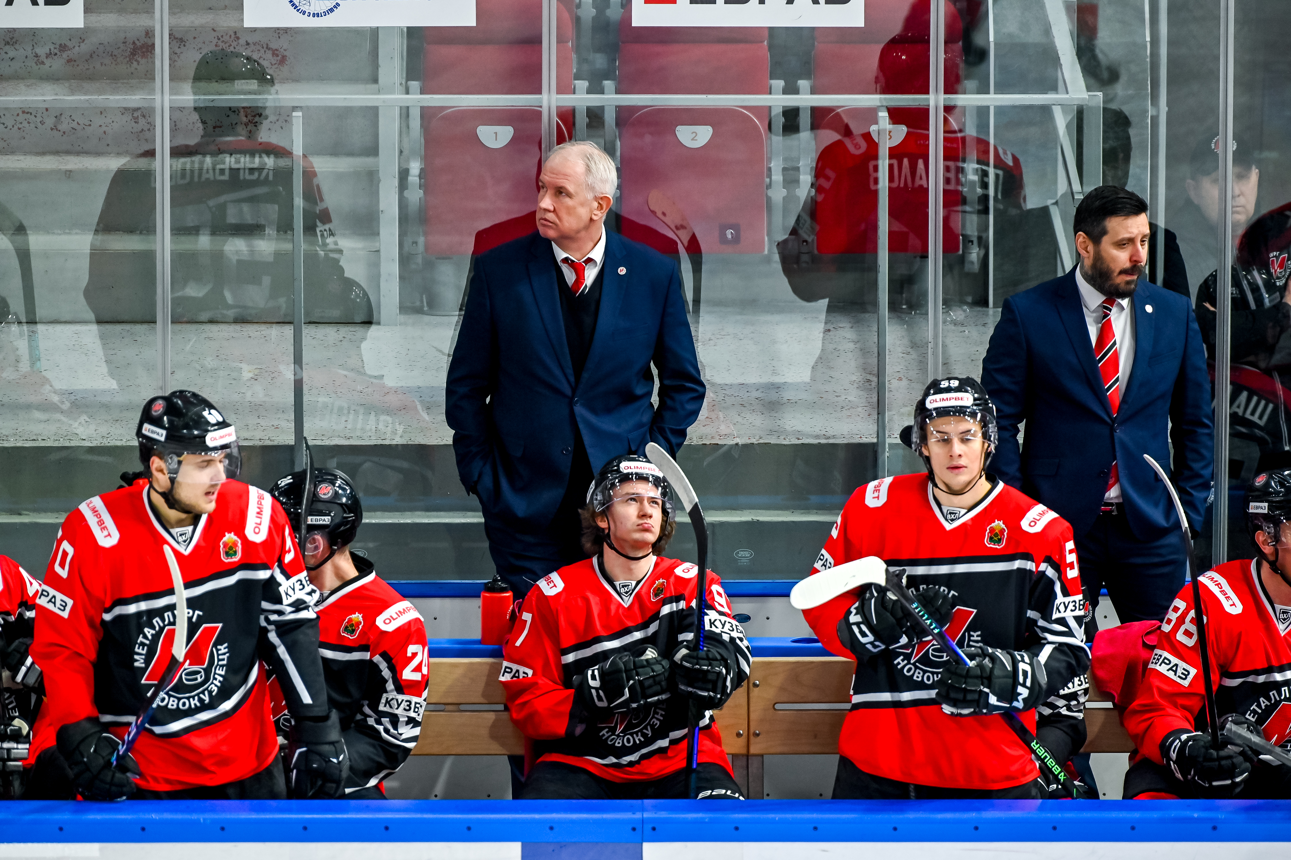 «Металлург» - «Югра» - 2:3 ОТ. Пресс-конференция. Андрей Лунев, Александр Перов 