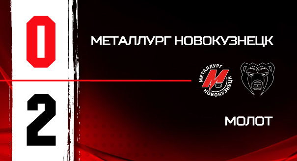 «Металлург» - «Молот» - 0:2 