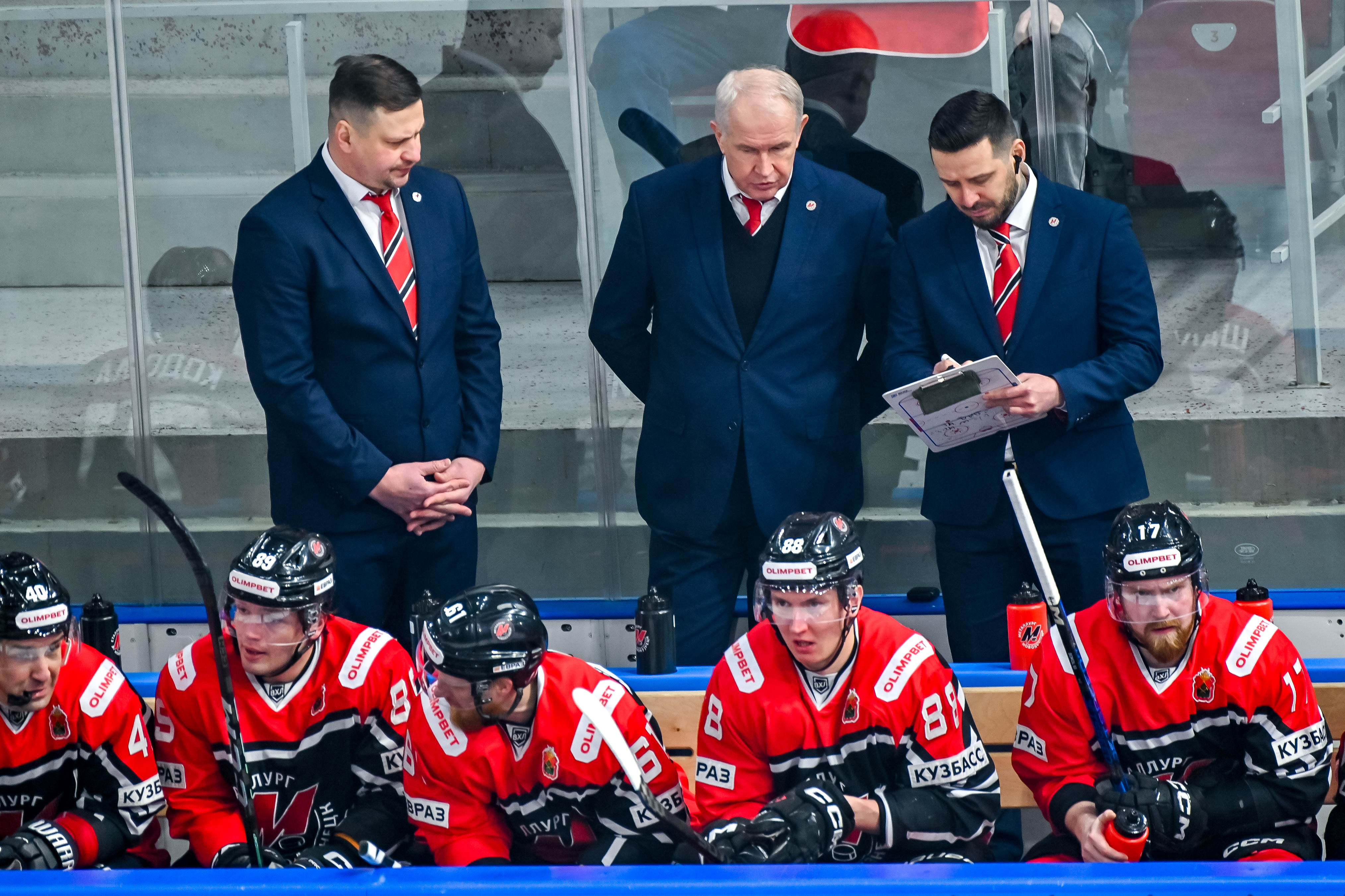 «Металлург» - «Горняк-УГМК» - 3:2 ОТ. Пресс-конференция. Андрей Лунев, Алексей Алексеев 
