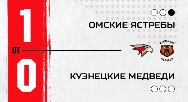 «Омские Ястребы» - «Кузнецкие Медведи» - 1:0 ОТ «Омские Ястребы» - «Кузнецкие Медведи» - 1:0 ОТ