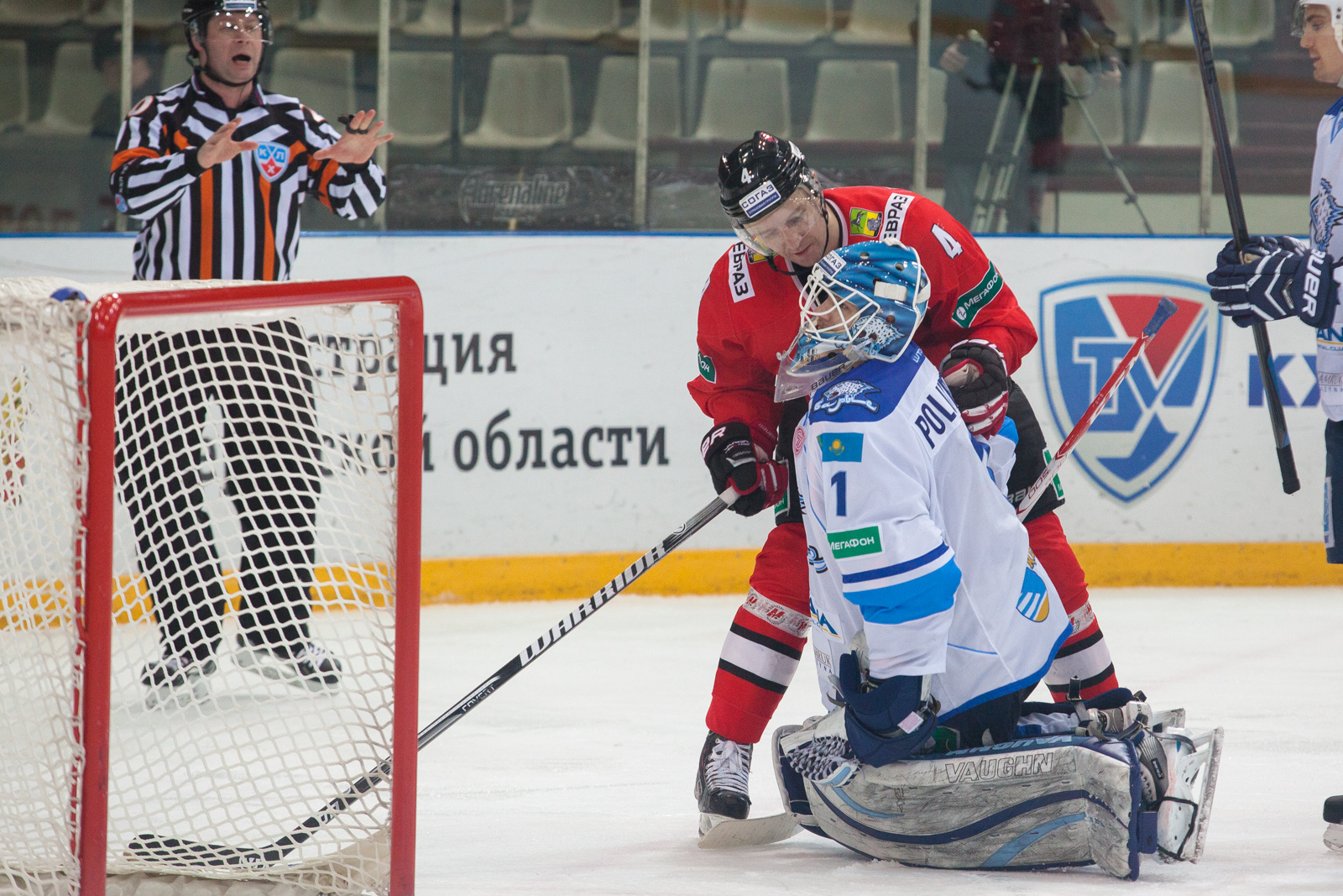 «Металлург» — «Барыс» 3:2 Б