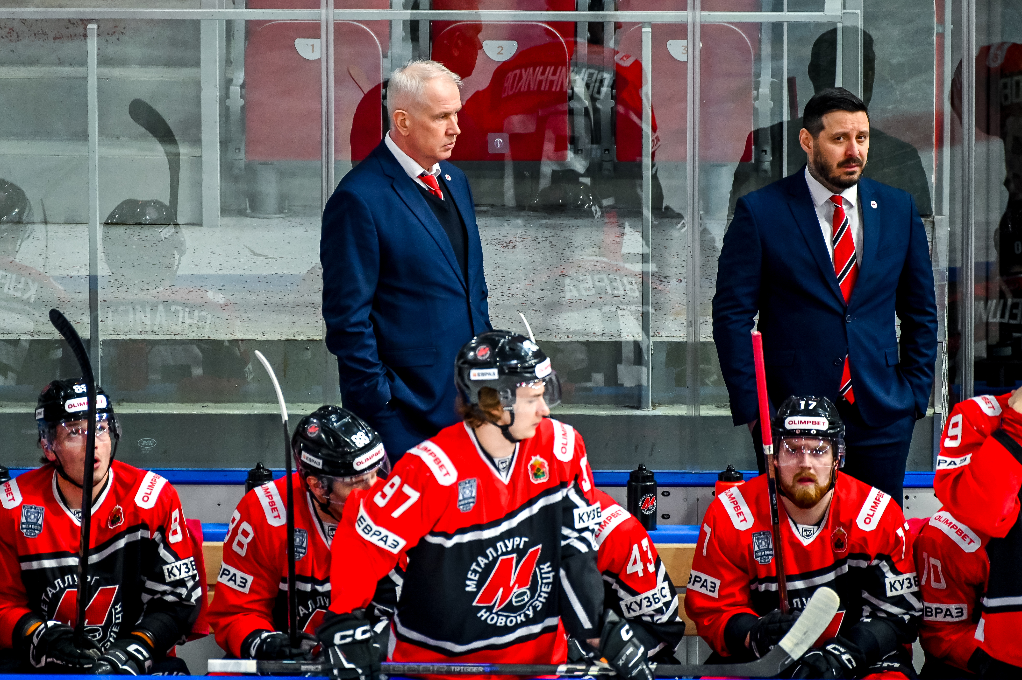 «Металлург» - ЦСК ВВС - 5:3. Пресс-конференция. Андрей Лунев, Юрий Наваренко