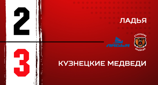 «Ладья» - «Кузнецкие Медведи» - 2:3