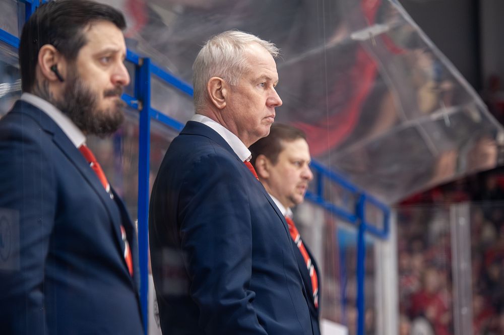 «Динамо-Алтай» - «Металлург» - 1:3. Пресс-конференция. Андрей Лунев, Владимир Гусев 