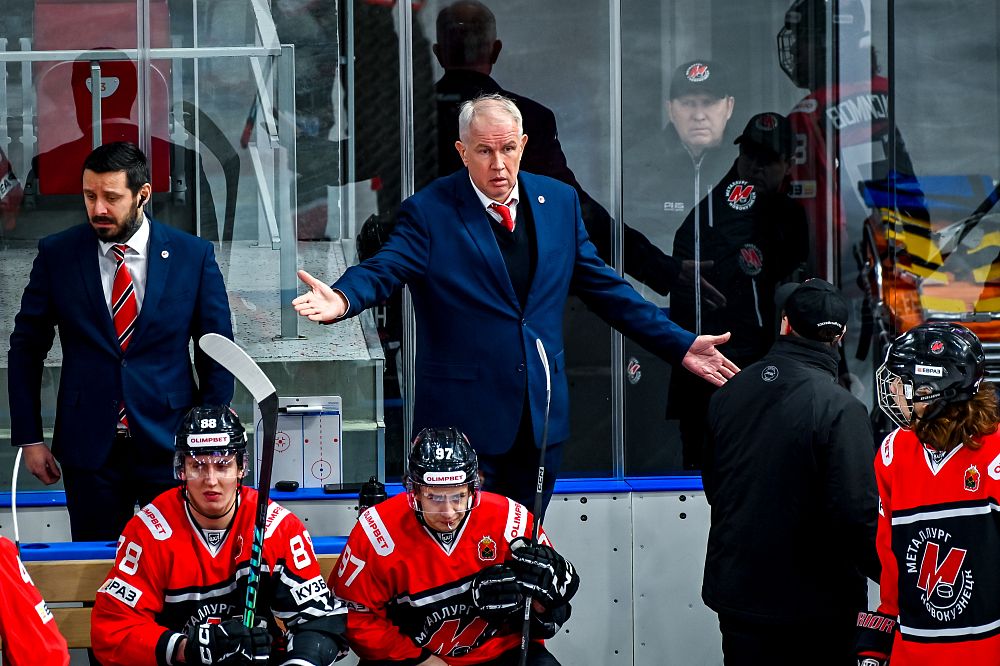 «Металлург» - «Барс» - 4:2. Пресс-конференция. Андрей Лунев, Александр Степанов 