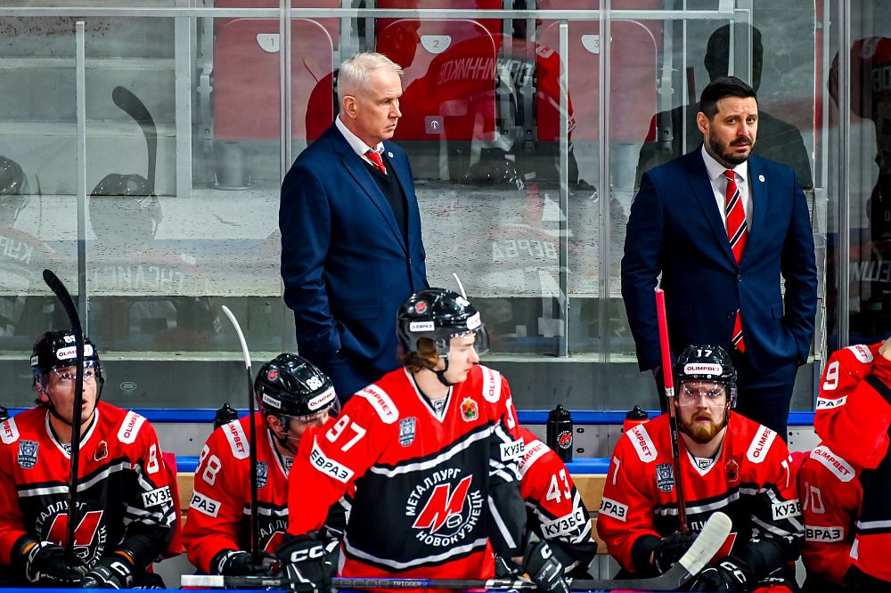 «Металлург» - ЦСК ВВС - 5:3. Пресс-конференция. Андрей Лунев, Юрий Наваренко
